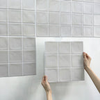 3D Self-Adhesive Tile Stickers – Waterproof Wall Decor for Kitchen Bathroom