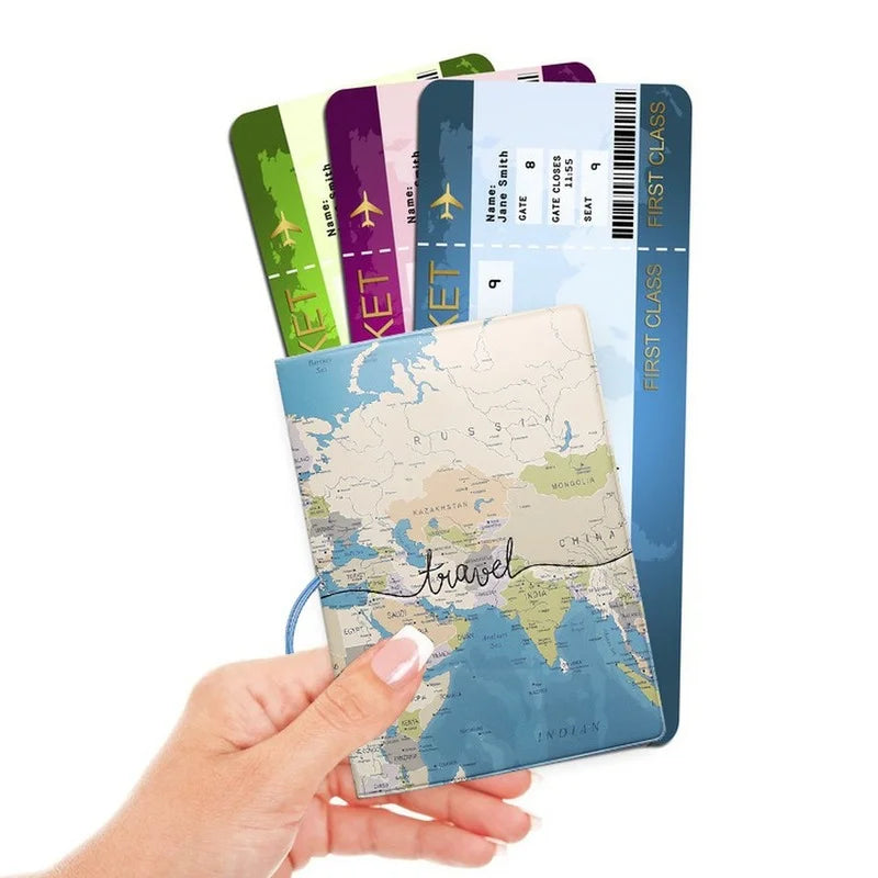 Waterproof PVC Passport Holder – Travel ID and Credit Card Wallet Case