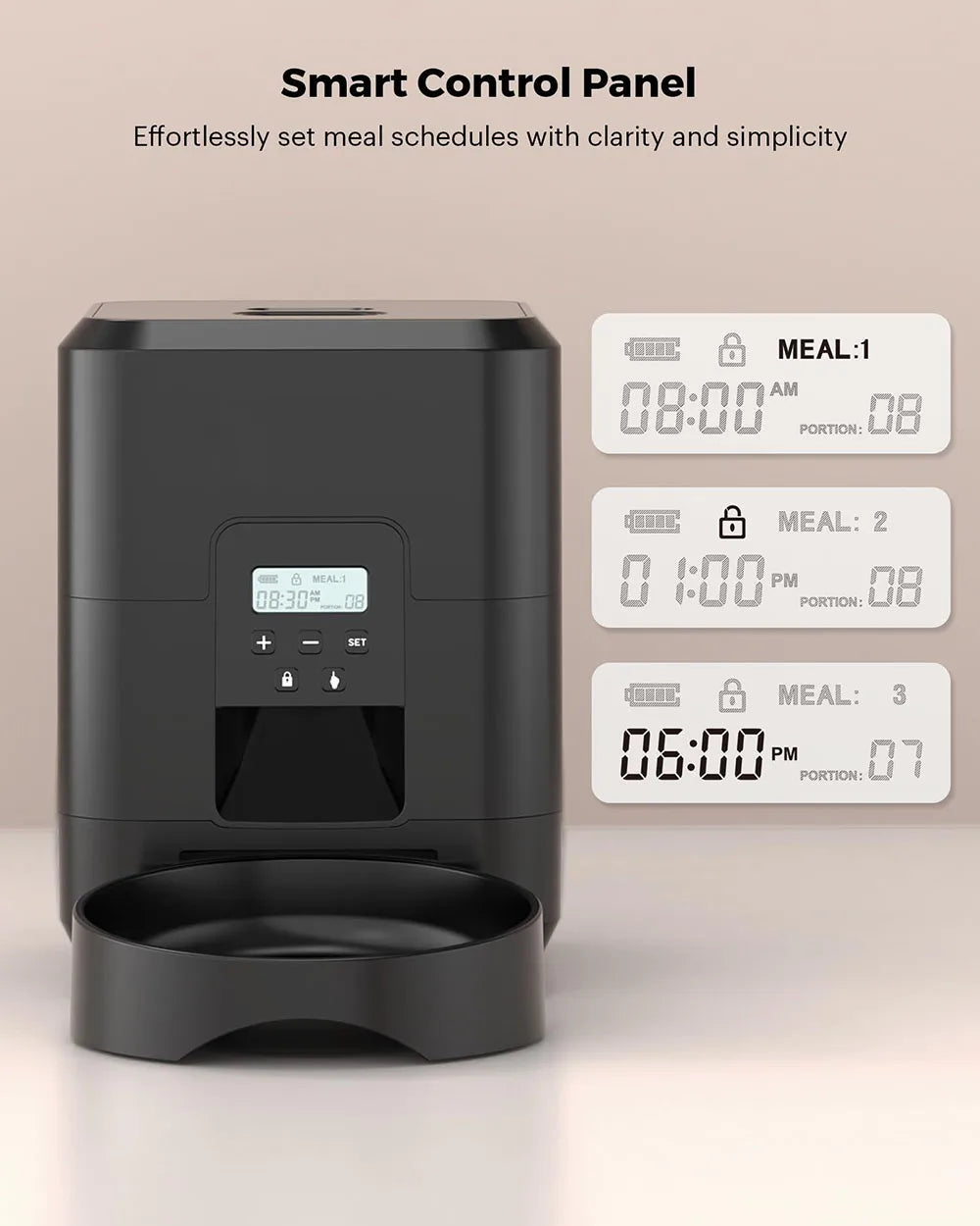 Automatic Pet Feeder – Timed Food Dispenser for Cats and Dogs