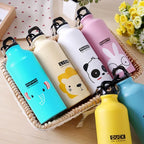 Insulated Stainless Steel Cartoon Mug – Kids Water Bottle for School Sports