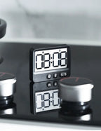 Digital Magnetic Countdown Timer – Large LCD Display for Kitchen and Study