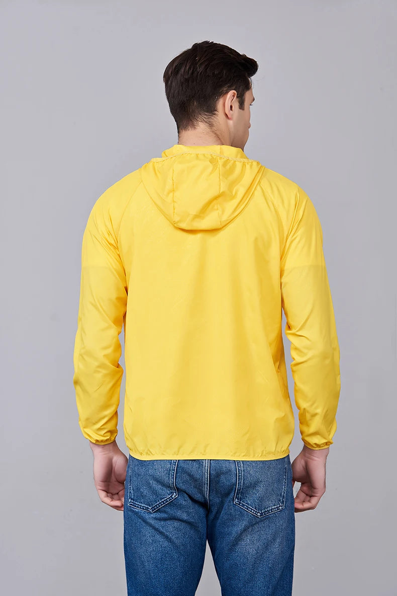 Waterproof Hiking Jacket – Unisex Quick Dry Windbreaker for Outdoor Trekking