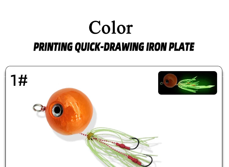 Inchiku Metal Jig Lure – Lead Madai Bait for Boat Sea Fishing