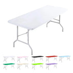 Fitted Rectangular Tablecloth – Washable Fabric for Outdoor Parties and Camping
