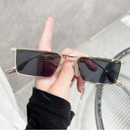 Vintage Square Metal Sunglasses – UV400 Retro Eyewear for Men and Women