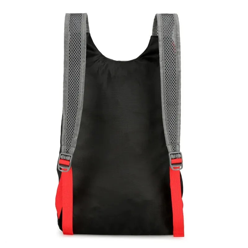 Folding Nylon Backpack – Lightweight Waterproof Bag for Camping and Hiking
