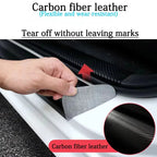 Carbon Fiber Door Sill Guards – Protective Adhesive Strips for Car Styling