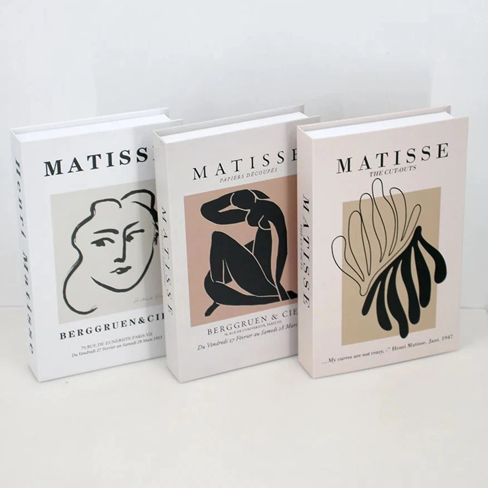 Decorative Simulation Books – Modern White Faux Props for Home Decor