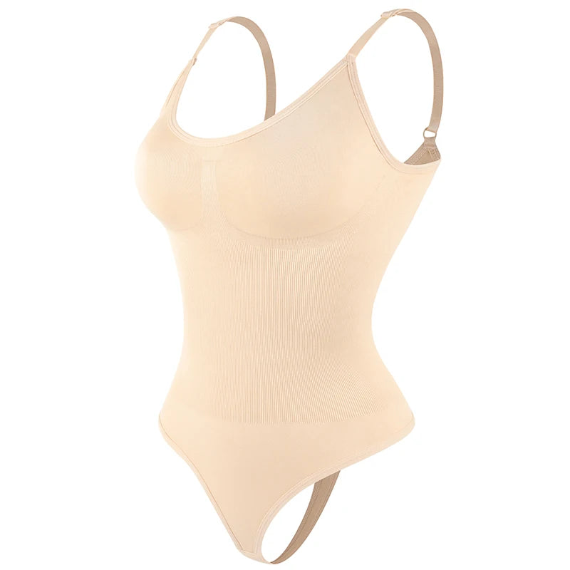 Tummy Control Shapewear Bodysuit – Invisible Slimming Underwear for Daily Wear