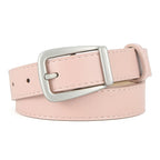 PU Leather Waist Belt – Metal Buckle Accessory for Women Jeans and Dresses