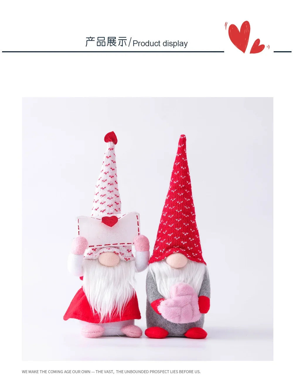 Faceless Gnome Plush Doll – Romantic Valentine's Day Gift for Home Decor