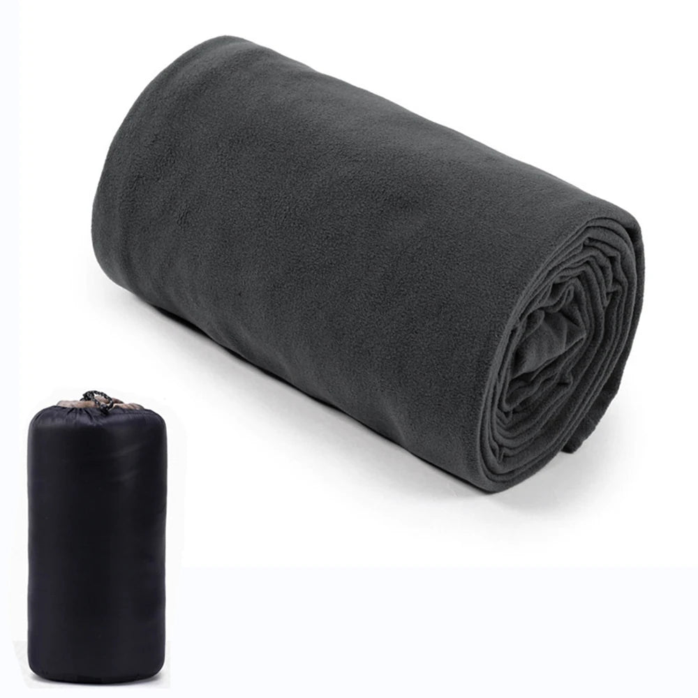 Fleece Sleeping Bag – 180x80cm Thermal Liner for Outdoor Camping and Travel