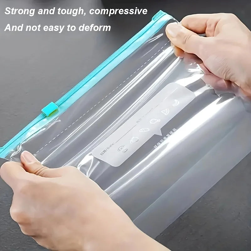 Leakproof Zipper Storage Bags – Fresh Keeping Food Organizers for Kitchen