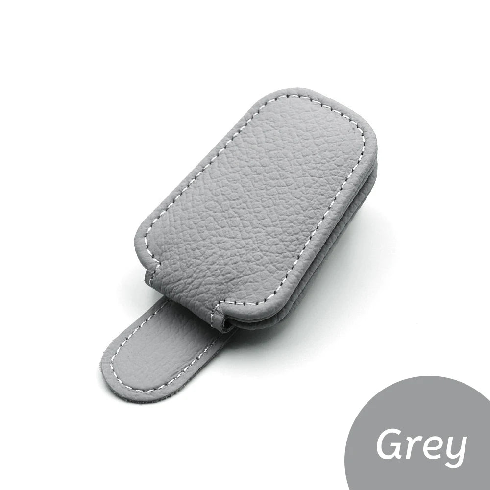Car Sun Visor Eyeglasses Holder – Universal Sunglasses Clip for Auto Organizer