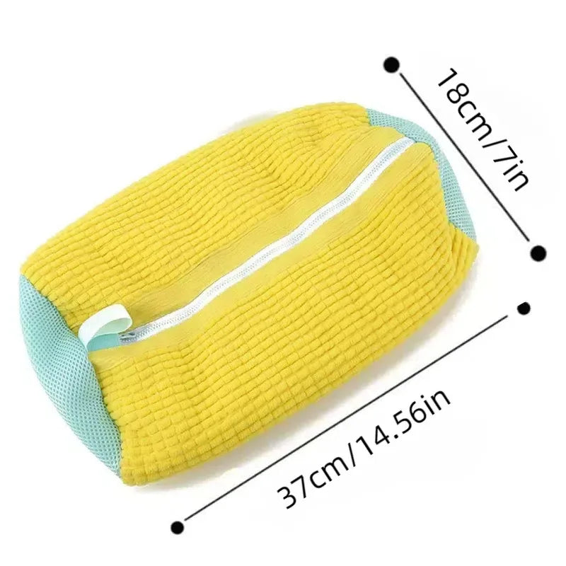 Padded Shoe Laundry Bag – Anti-Deformation Mesh Protector for Machine Washing