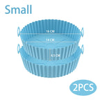 Reusable Silicone Air Fryer Basket – Non-Stick Baking Tray for Cooking