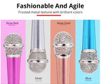 Mini Stereo Microphone – 3.5mm Handheld Mic for Phone Laptop Karaoke
