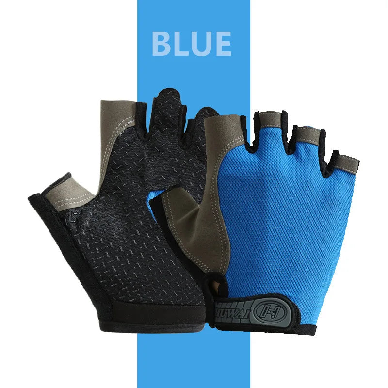 Half Finger Sport Gloves – Breathable Anti-Slip for Cycling and Gym