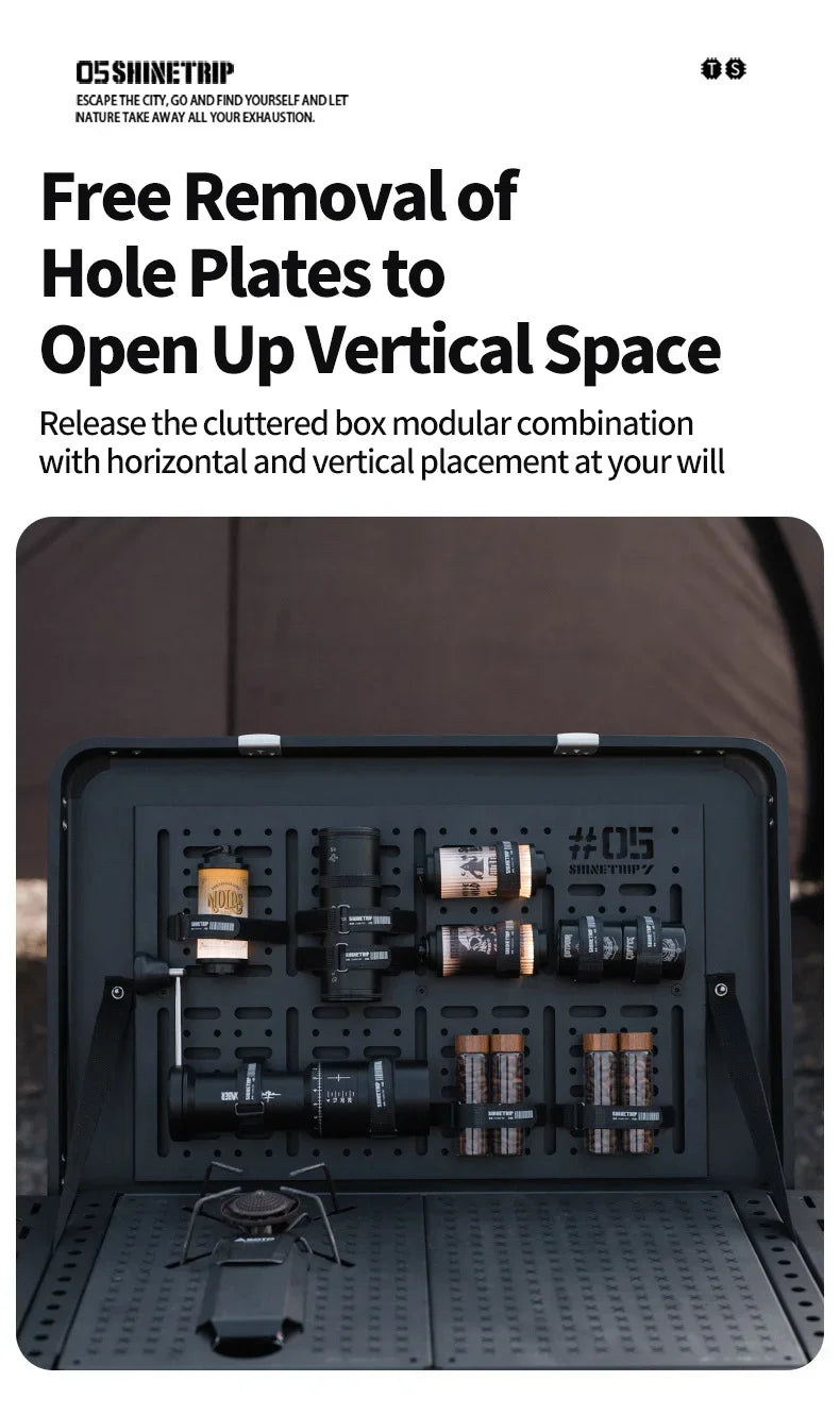 Aluminum Modular IGT Case – Lightweight Storage for Outdoor Camping