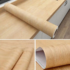 Black Wood Grain Contact Paper – Adhesive Vinyl for Furniture Refurbishing