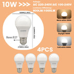 E27 LED Light Bulbs – Ultra-Bright Energy Efficient for Home Lighting