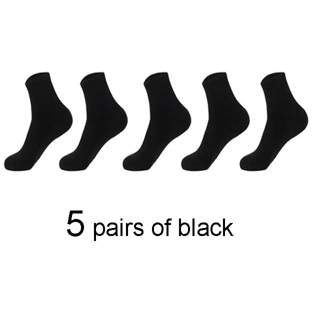 Thermal Terry Winter Socks – Thick Unisex Crew for Cold Weather