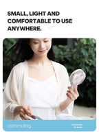 Portable Handheld USB Fan – Rechargeable Stepless Speed Desktop Cooling Fan