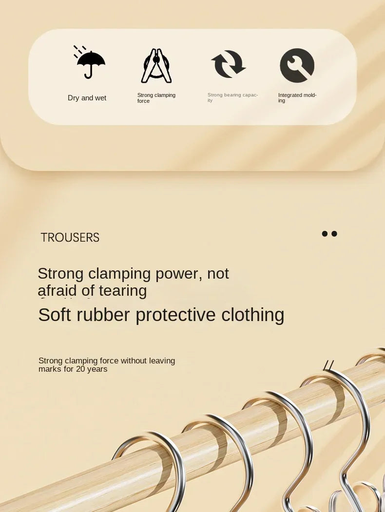 Multifunctional Laundry Clips – Traceless Hangers for Clothing Storage
