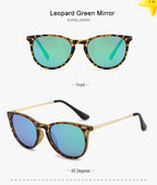 Vintage Round Kids Sunglasses – Polarized Metal UV400 Eyewear for Outdoor Play