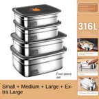 304 Stainless Steel Bento Box – Leak-Proof Food Container for Camping Lunch