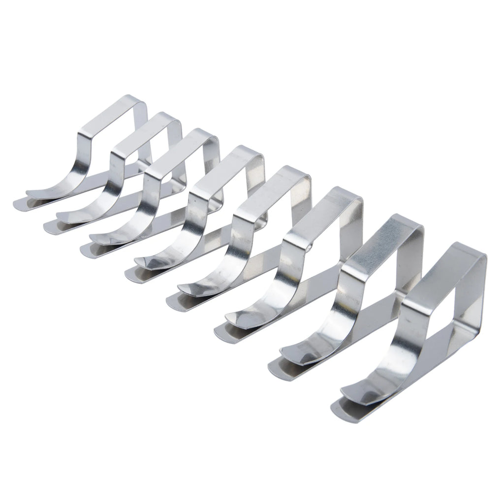 Triangle Tablecloth Clips – Stainless Steel Holders for Party and Picnic