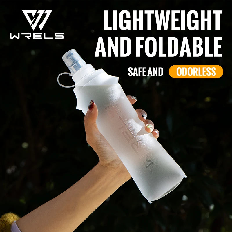 Collapsible TPU Soft Flask – BPA-Free Folding Water Bottle for Hiking and Running