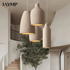 Wabi Sabi LED Chandelier – Modern Minimalist Pendant Light for Dining Room