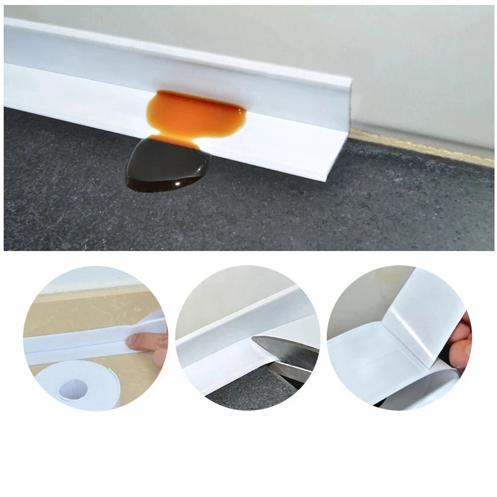 Waterproof PVC Sealing Tape – Adhesive Strip for Kitchen and Bathroom Sink