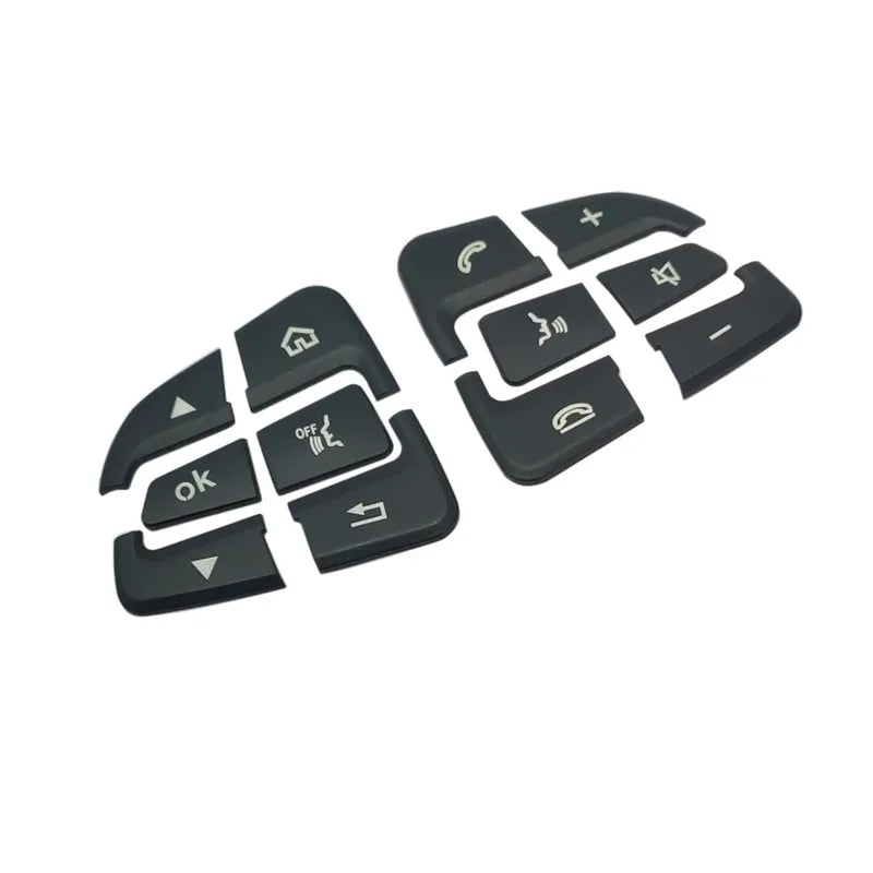 Steering Wheel Button Trim – Decorative Stickers for Mercedes Benz Interior