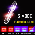 USB Rechargeable LED Bike Tail Light – Waterproof Safety Lamp for Cycling