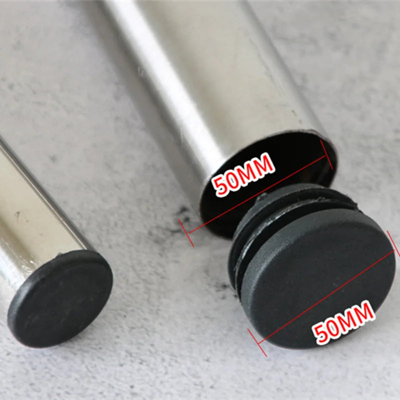 Round Steel Pipe End Caps – Protective Tubing Inserts for Furniture Legs