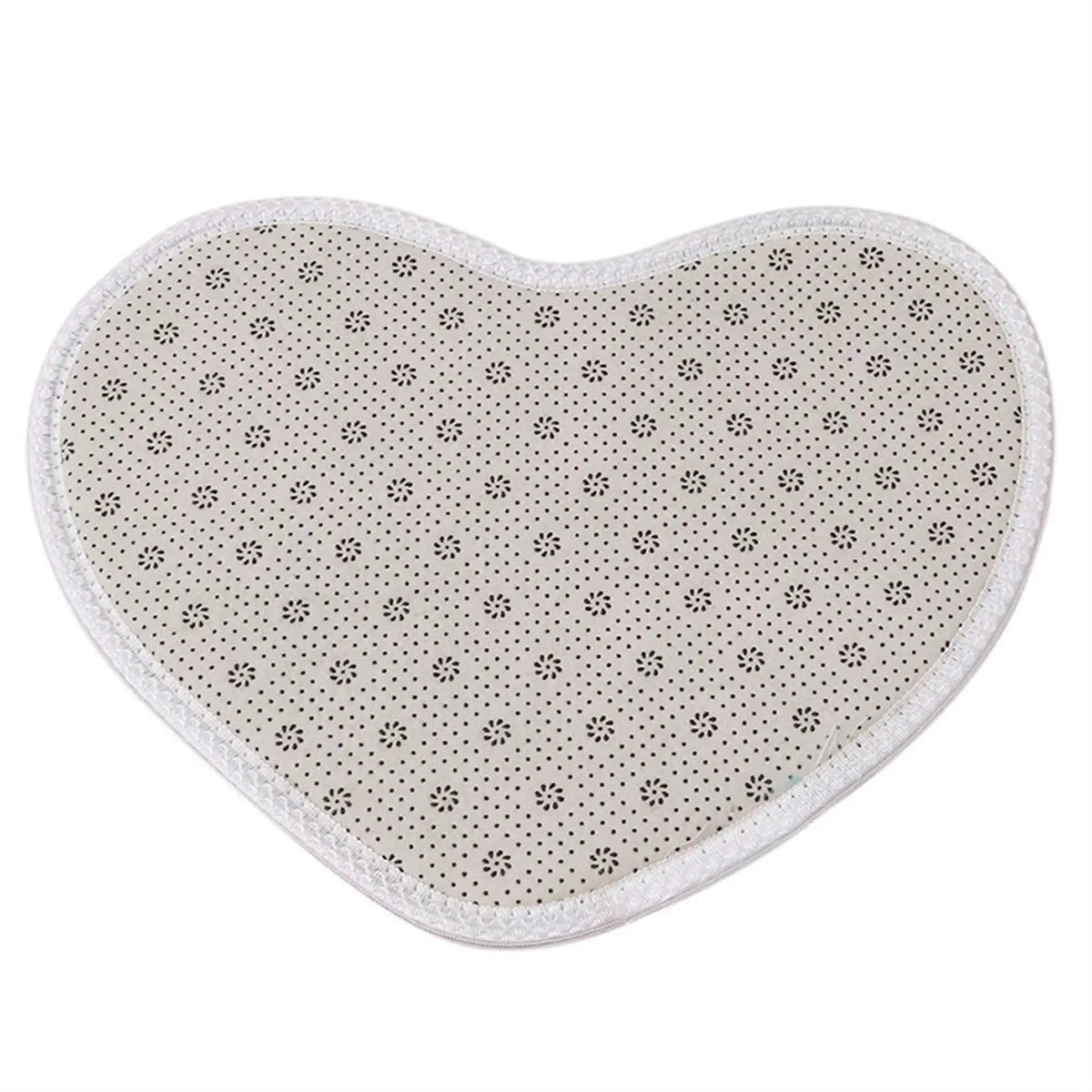 Faux Sheepskin Heart Rug – Large Fluffy Area Carpet for Bedroom Decor