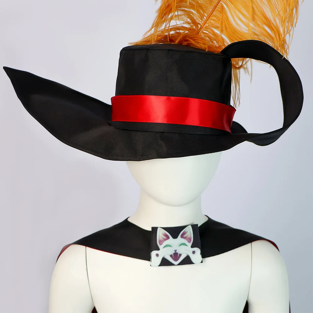 Puss in Boots Cosplay Costume Set – Cat Swordsman Cloak and Hat for Kids