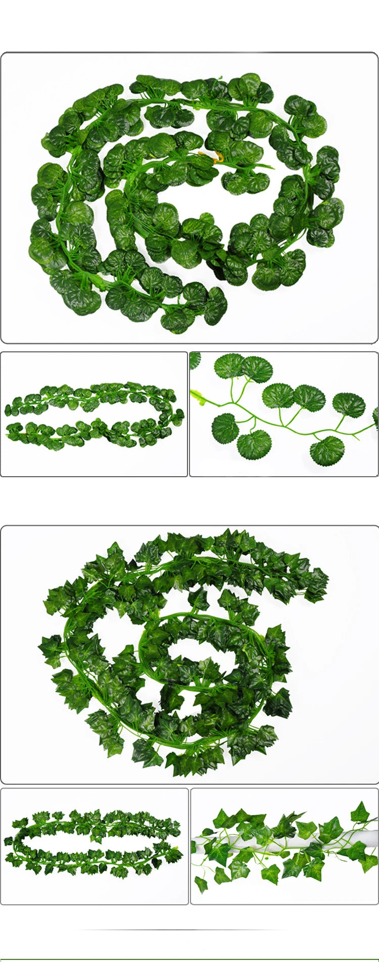 Artificial Green Dill Leaf Vine – 2m Hanging Garland for Wedding Decor