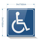Disabled Mobility Parking Decal – PVC Universal Sticker for Accessible Vehicles