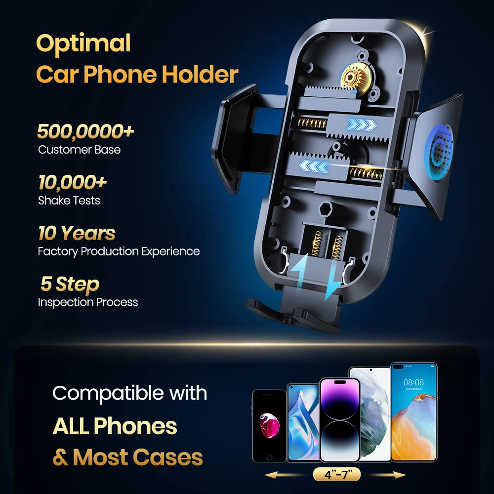 Dashboard Phone Mount – Sturdy Adjustable Stand for Car Navigation