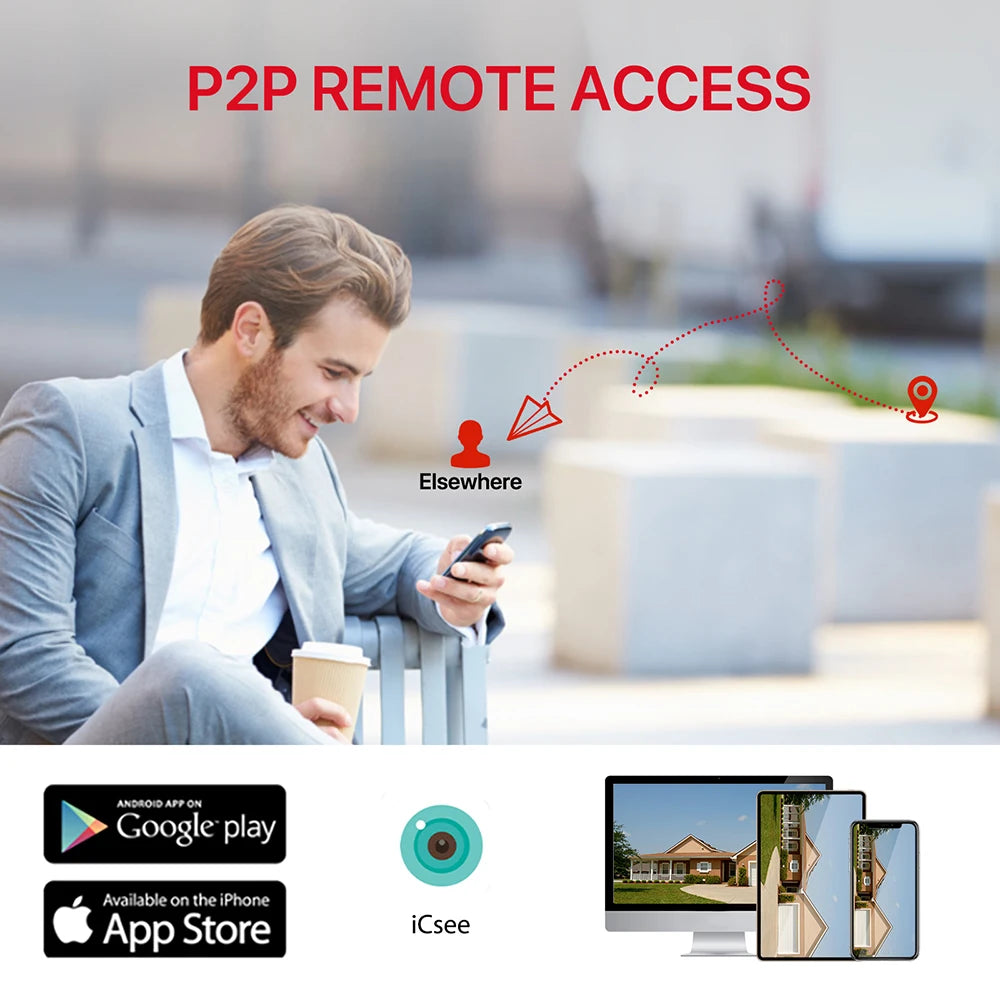 4K 8MP Dual Lens PTZ Camera – Outdoor AI Auto Tracking for Security Surveillance