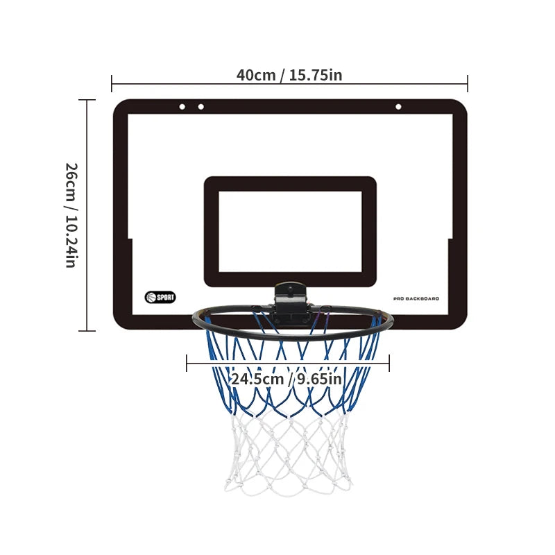 Indoor Basketball Hoop – Wall Mounted Toy for Children