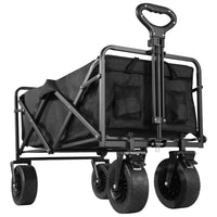 Collapsible Utility Wagon – Heavy Duty Folding Cart for Beach and Camping
