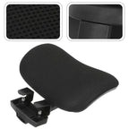 Adjustable Fabric Office Chair Headrest – Ergonomic Neck Support for Work