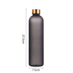 Motivational Frosted Water Bottle – 32oz Leakproof BPA Free for Fitness Gym