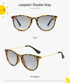 Vintage Round Kids Sunglasses – Polarized Metal UV400 Eyewear for Outdoor Play