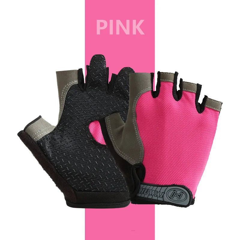 Half Finger Sport Gloves – Breathable Anti-Slip for Cycling and Gym
