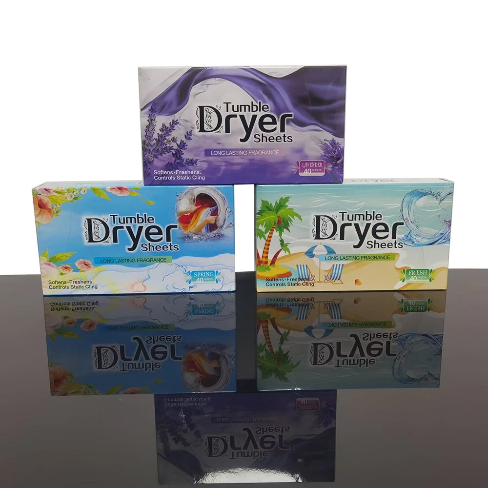 Tumble Dryer Sheets – Long-Lasting Fragrance for Static Reduction Laundry
